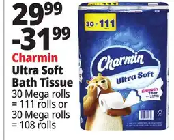 Ocean State Job Lot Charmin Ultra Soft Bathroom Tissue Ultra Soft 30 Mega Rolls offer