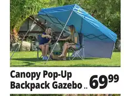Ocean State Job Lot Canopy Pop-Up Backpack Gazebo offer