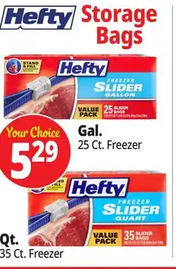 Ocean State Job Lot Hefty Food Storage Bags offer