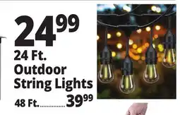 Ocean State Job Lot Outdoor Living Plug-in LED String Lights 24 ft offer