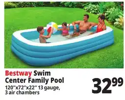 Ocean State Job Lot Bestway H2OGO! Family Swim Center Inflatable Pool 10' offer