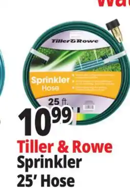 Ocean State Job Lot Tiller & Rowe Sprinkler Hose 25' offer