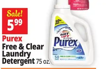 Ocean State Job Lot Purex Free & Clear Laundry Detergent offer