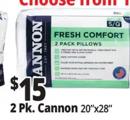 Ocean State Job Lot 2 Pk. Cannon Bed Pillows offer