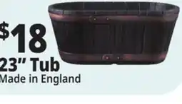 Ocean State Job Lot 23 Tub Made in England Whiskey Barrels offer