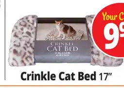 Ocean State Job Lot Crinkle Cat Bed offer