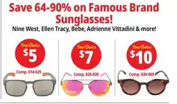 Ocean State Job Lot Sunglasses offer