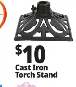 Ocean State Job Lot Patio Essentials Cast Iron Torch Stand offer