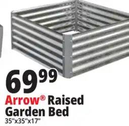Ocean State Job Lot Galvanized Raised Garden Bed 35 x 35 x 17 offer