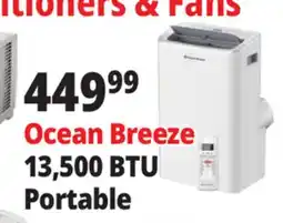 Ocean State Job Lot Ocean Breeze 13 500 BTU Portable Air Conditioner offer
