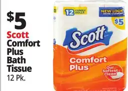 Ocean State Job Lot Scott Comfort Plush Bathroom Tissue 12 Count offer