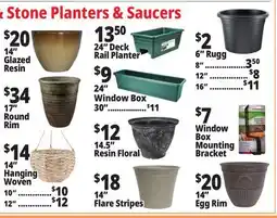 Ocean State Job Lot Planters offer