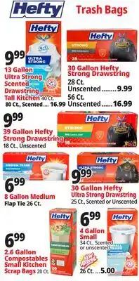 Ocean State Job Lot Hefty Trash Bags offer