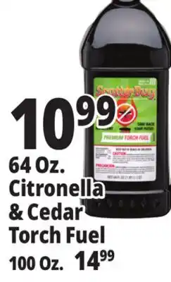 Ocean State Job Lot ScatterBug Citronella Torch Fuel 64 oz offer