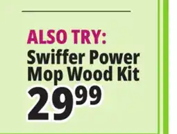 Ocean State Job Lot Swiffer Power Mop for Wood Floor Cleaning Kit 6 Piece offer