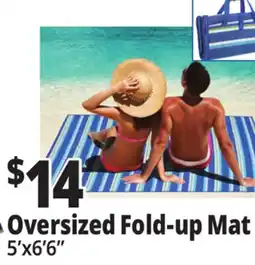 Ocean State Job Lot 2-Person Outdoor Fold-Up Mat 5'x6.5' offer