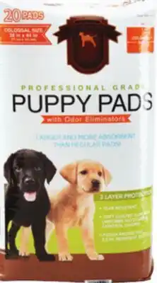 Ocean State Job Lot Huntington Pet Products Professional Grade Colossal 28x44 Puppy Pads with Odor Eliminators 20 Count offer