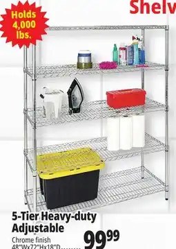 Ocean State Job Lot 5-Tier Heavy-duty Adjustable offer
