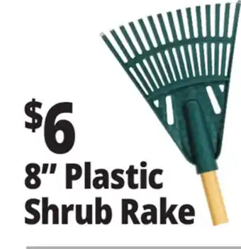 Ocean State Job Lot 8 Plastic Shrub Rake offer