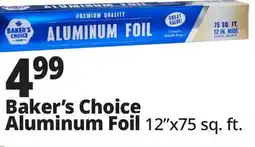 Ocean State Job Lot Baker's Choice Premium Quality Aluminum Foil 75 sq ft offer