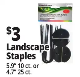 Ocean State Job Lot Tiller & Rowe Landscape Staples with Buttons 10 Count offer
