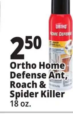 Ocean State Job Lot Ortho Home Defense Ant Roach & Spider Killer 18 oz offer