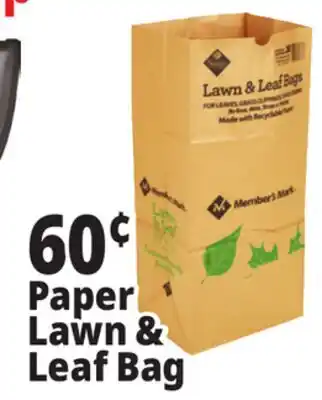 Ocean State Job Lot Single Paper Lawn & Leaf Bag offer