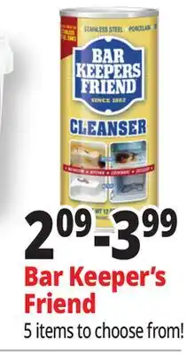 Ocean State Job Lot Bar Keepers Friend Powder Cleanser 12 oz offer