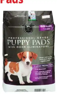 Ocean State Job Lot Huntington Pet Products Professional Grade 17x24 Puppy Pads with Odor Eliminators 60 Count offer
