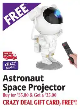 Ocean State Job Lot Astronaut Space Projector offer