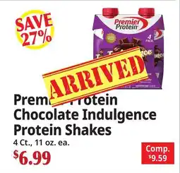 Ocean State Job Lot Premier Protein Chocolate Indulgence Protein Shakes offer