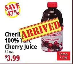 Ocean State Job Lot Cheribundi 100% Tart Cherry Juice offer