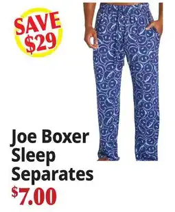 Ocean State Job Lot Joe Boxer Sleep Separates offer