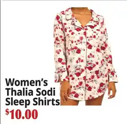 Ocean State Job Lot Women's Thalia Sodi Sleep Shirts offer