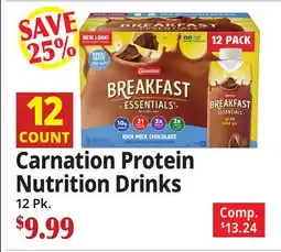 Ocean State Job Lot Carnation Protein Nutrition Drinks offer