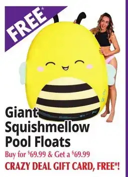 Ocean State Job Lot Giant Squishmellow Pool Floats offer