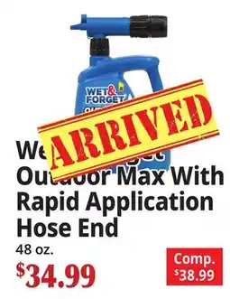 Ocean State Job Lot Wet & Forget Outdoor Max With Rapid Application Hose End offer