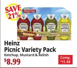 Ocean State Job Lot Heinz Picnic Variety Pack offer