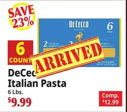 Ocean State Job Lot DeCecco Italian Pasta offer