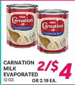 El Paso Grande CARNATION MILK EVAPORATED offer