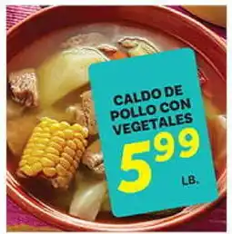 El Paso Grande CALDO DE POLLO CON VEGETALES offer