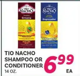 El Paso Grande TIO NACHO SHAMPOO OR CONDITIONER offer