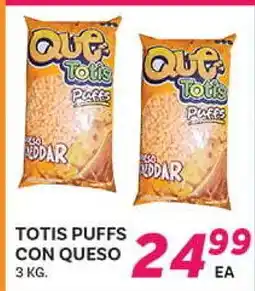 El Paso Grande TOTIS PUFFS CON QUESO offer