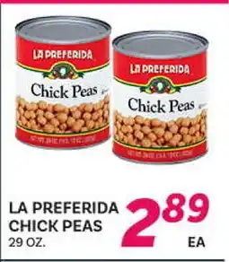 El Paso Grande LA PREFERIDA CHICK PEAS offer