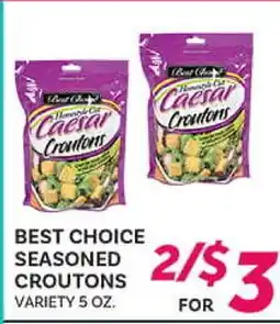 El Paso Grande BEST CHOICE SEASONED CROUTONS offer