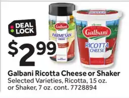 Stop&Shop Galbani Ricotta Cheese or Shaker offer