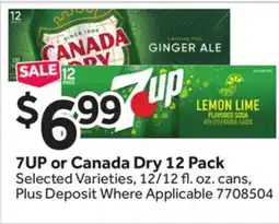 Stop&Shop 7UP or Canada Dry offer