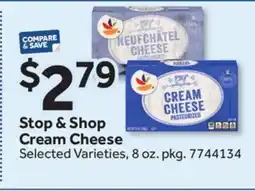 Stop&Shop Stop & Shop Cream Cheese offer