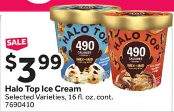 Stop&Shop Halo Top Ice Cream offer