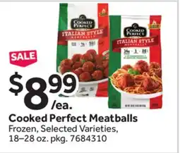 Stop&Shop Cooked Perfect Meatballs offer